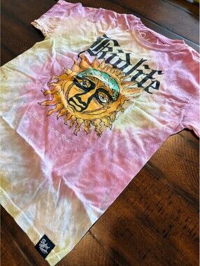 Slyfox Threads Kidlife Sleepless Home Tour Tie Dye Graphic Tee Youth Medium